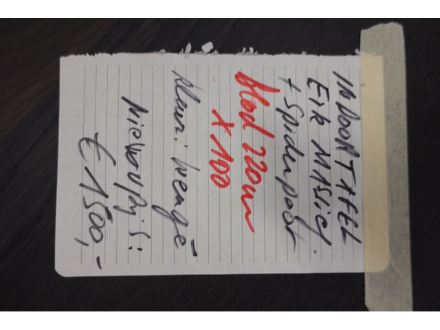 Indoor tafel "eik massief" - afbeelding 4 van  4