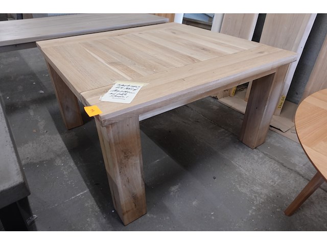 Indoor tafel massief eik - afbeelding 1 van  5