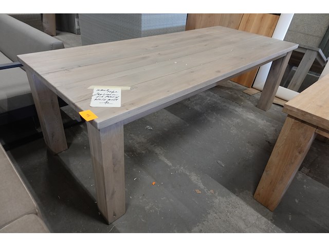 Indoor tafel massief eik - afbeelding 1 van  6