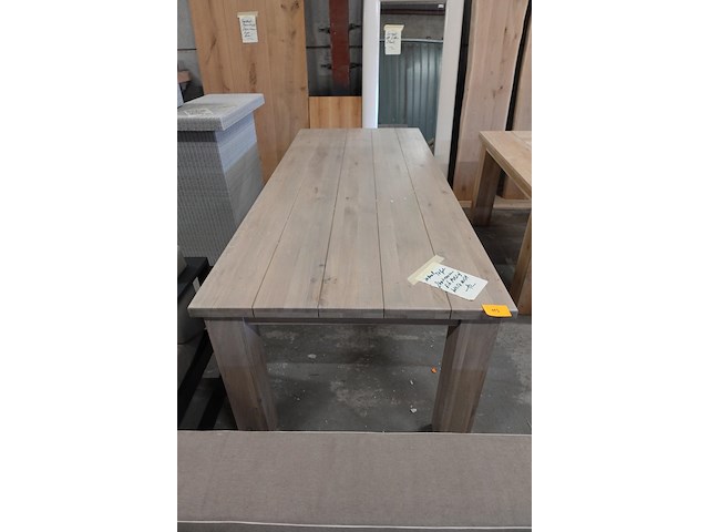 Indoor tafel massief eik - afbeelding 4 van  6