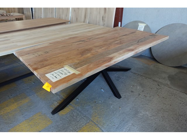 Indoor tafel oude teak - afbeelding 1 van  5