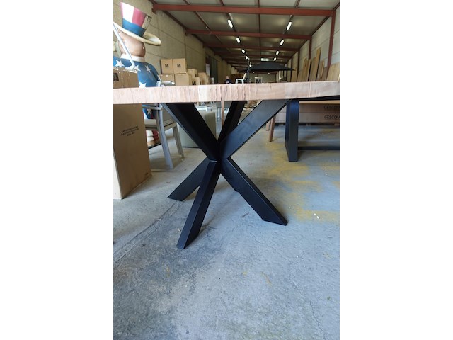 Indoor tafel oude teak - afbeelding 3 van  5
