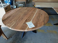 Indoor tafel oude teak - afbeelding 4 van  5