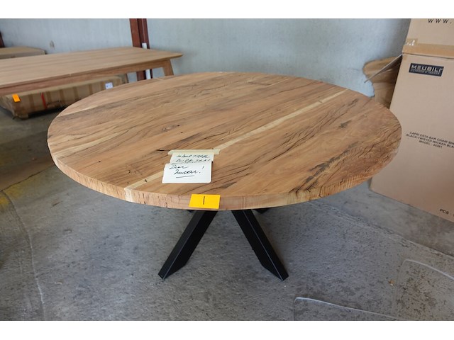 Indoor tafel oude teak - afbeelding 1 van  4