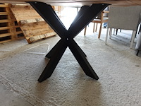 Indoor tafel oude teak - afbeelding 3 van  4