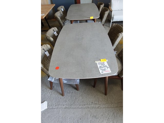 Indoor/outdoor tafel + 4x stoel - afbeelding 3 van  8