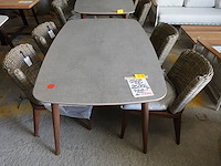 Indoor/outdoor tafel + 4x stoel - afbeelding 8 van  8