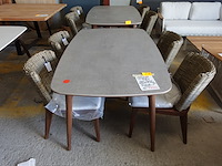 Indoor/outdoor tafel + 4x stoel - afbeelding 1 van  8