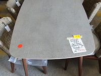 Indoor/outdoor tafel + 4x stoel - afbeelding 3 van  8