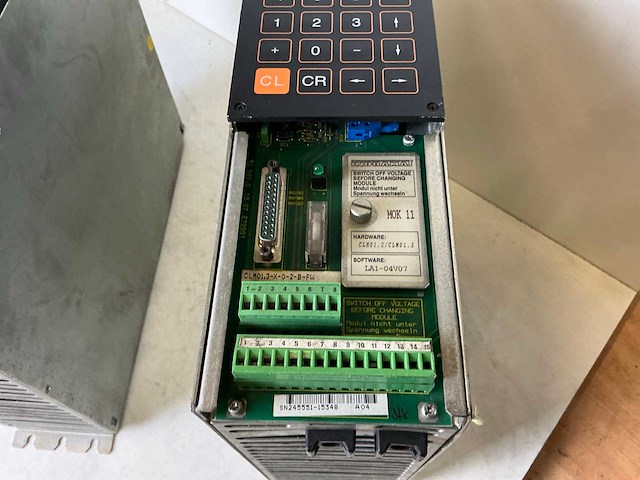 Indramat clm01.3-x-0-2-b-fw controller (2x) - afbeelding 4 van  6