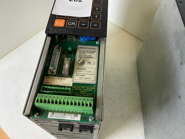 Indramat clm01.3-x-0-2-b-fw controller (2x) - afbeelding 5 van  6