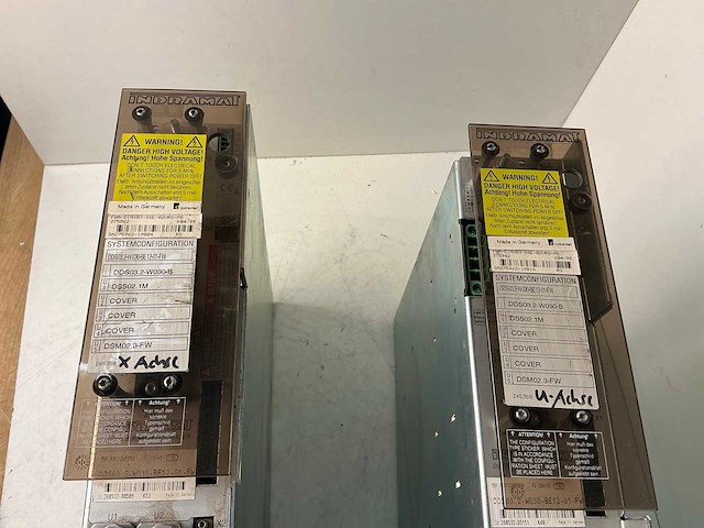 Indramat dds03.2-w030-be12-01-fw digital ac servo controller (2x) - afbeelding 4 van  7