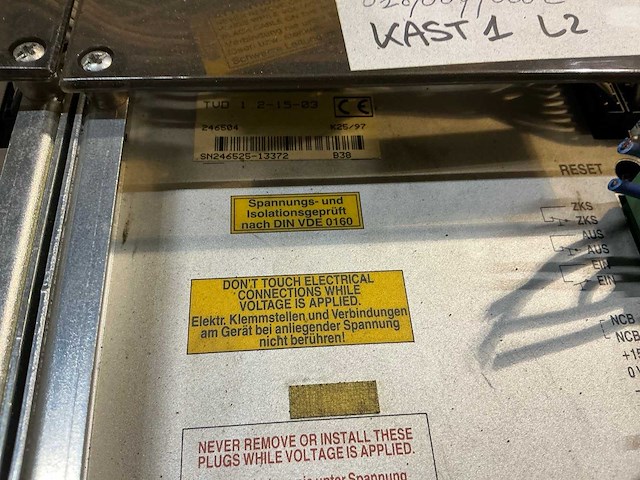 Indramat mod13/1x0019 servo controller (2x) - afbeelding 5 van  5