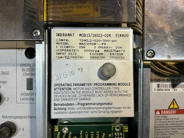 Indramat mod13/1x013 servo controller - afbeelding 4 van  7