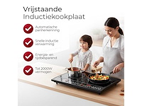 Inductie kookplaat - vrijstaand - 2 pits (2x) - afbeelding 2 van  5