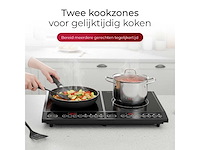 Inductie kookplaat - vrijstaand - 2 pits - afbeelding 3 van  7