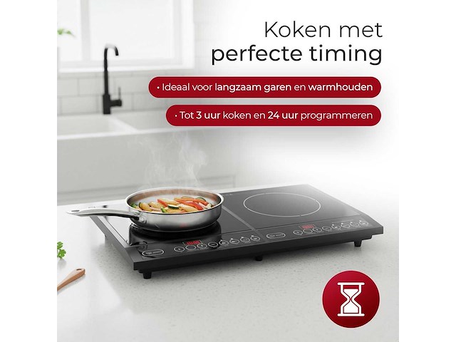 Inductie kookplaat - vrijstaand - 2 pits - afbeelding 6 van  7