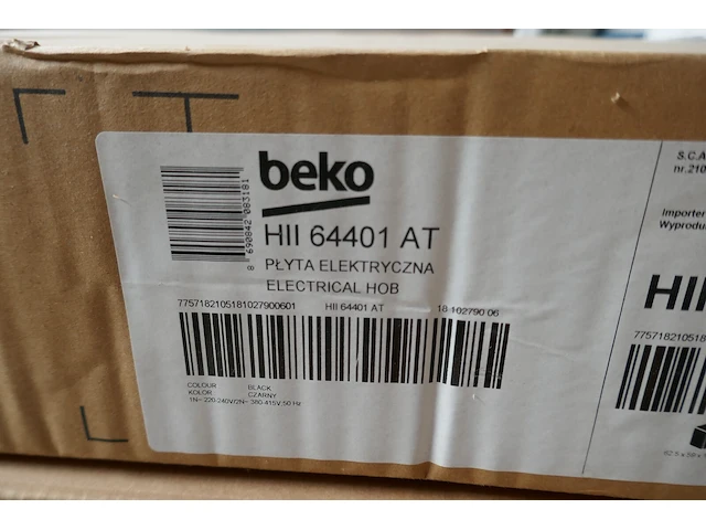 Inductie kookplaat beko - afbeelding 3 van  3