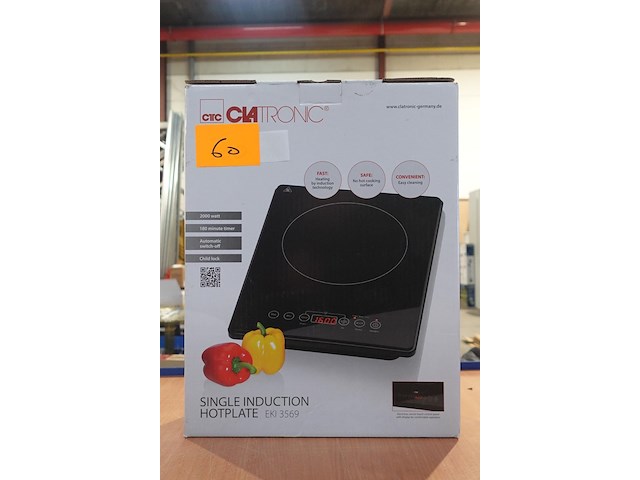 Inductie kookplaat clatronic - afbeelding 1 van  2