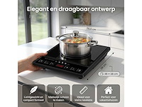 Inductie kookplaat vrijstaand (5x) - afbeelding 3 van  9