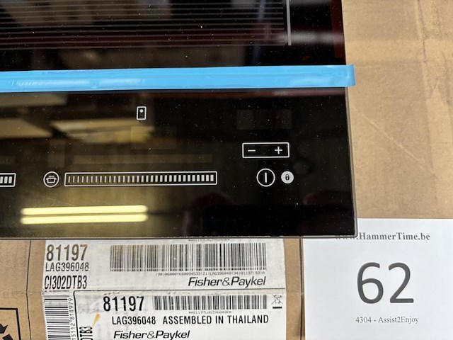 Inductiekookplaat fisher & paykel ci302dtb3 - afbeelding 3 van  7