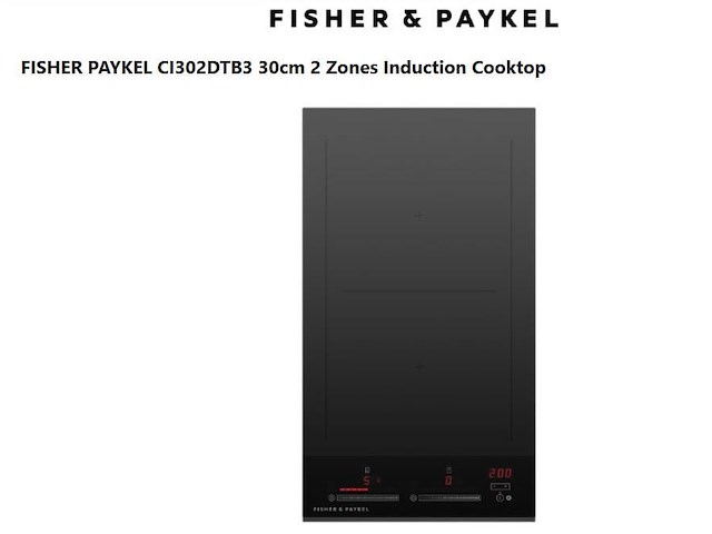 Inductiekookplaat fisher & paykel ci302dtb3 - afbeelding 7 van  7