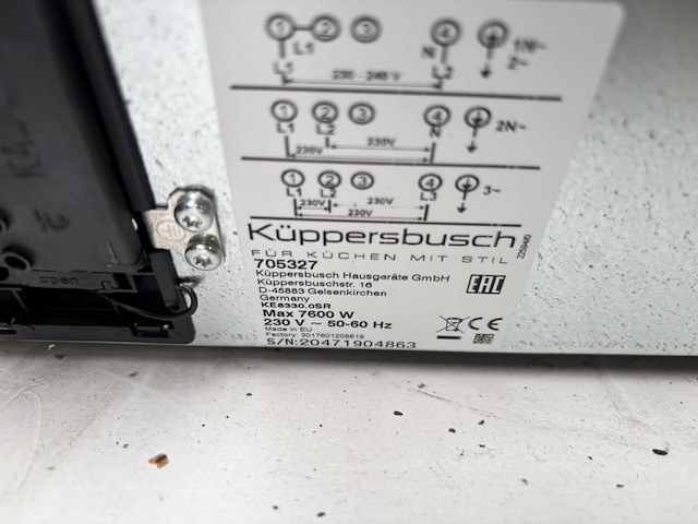 Inductiekookplaat küpperbusch ke8330.0sr - afbeelding 5 van  6