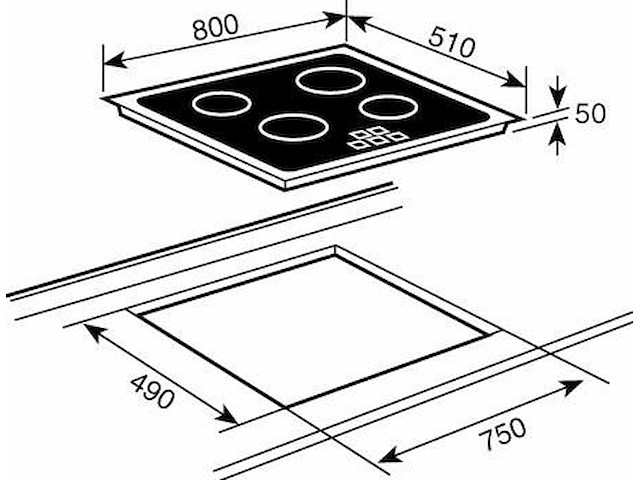 Inductiekookplaat teka ir8400 - afbeelding 5 van  5