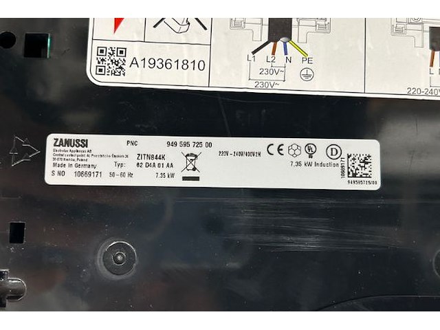 Inductiekookplaat zanussi - afbeelding 5 van  7