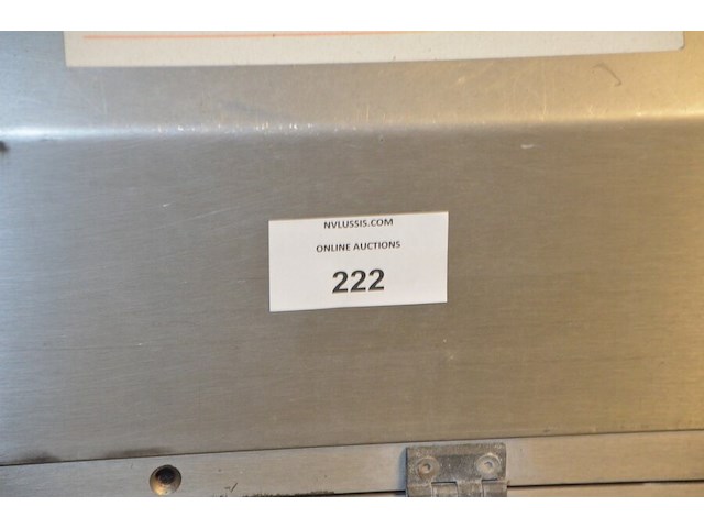 Industrieel inox groentenkuismachine backus - afbeelding 3 van  9