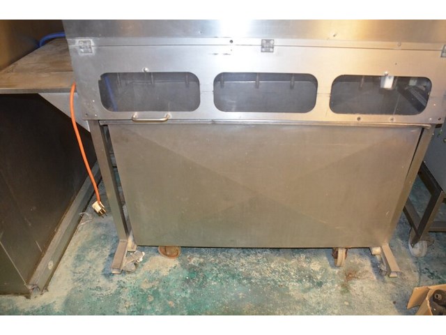 Industrieel inox groentenkuismachine backus - afbeelding 4 van  9