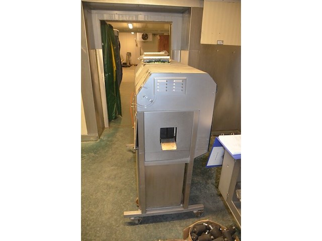 Industrieel inox groentenkuismachine backus - afbeelding 5 van  9