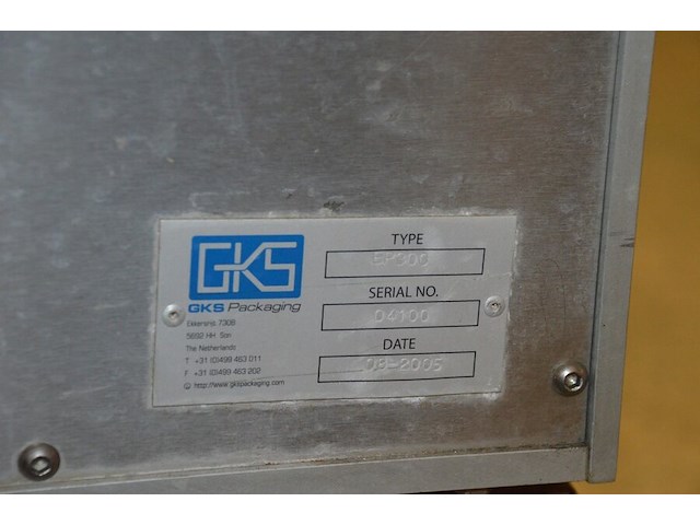Industrieel inox sealingapparaat gks compack ep300 heatseal - afbeelding 5 van  11