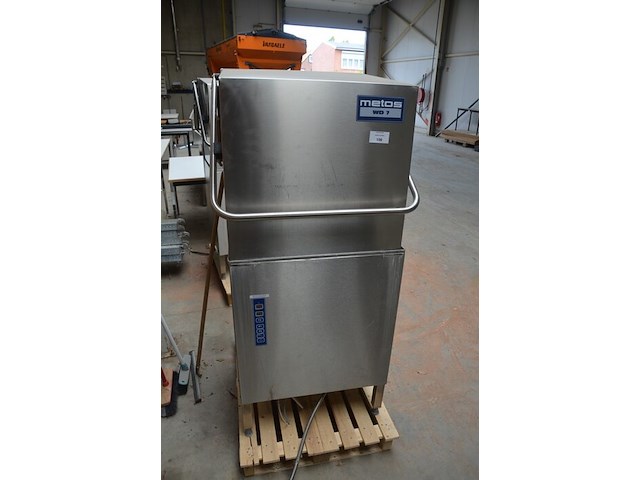Industrieel inox vaatwas metos wexiodisk type wd-7 (niet getest) - afbeelding 1 van  8