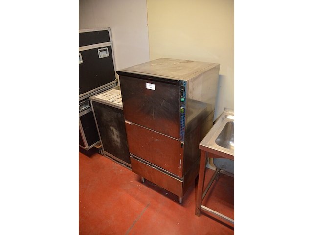 Industrieel inox vaatwasmachine univer bar - afbeelding 2 van  7