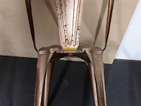 Industrieel-metalen vintage stoel - afbeelding 7 van  8