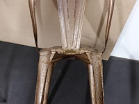 Industrieel-metalen vintage stoel - afbeelding 7 van  8