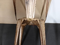 Industrieel-metalen vintage stoel - afbeelding 7 van  8