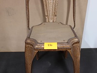 Industrieel-metalen vintage stoel - afbeelding 1 van  7