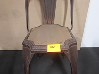 Industrieel-metalen vintage stoel - afbeelding 1 van  8