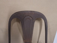 Industrieel-metalen vintage stoel - afbeelding 4 van  8