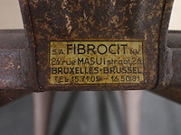 Industrieel-metalen vintage stoel - afbeelding 6 van  8