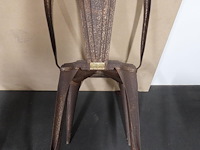 Industrieel-metalen vintage stoel - afbeelding 7 van  8