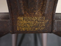 Industrieel-metalen vintage stoel - afbeelding 6 van  8