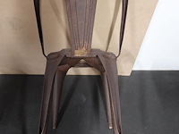 Industrieel-metalen vintage stoel - afbeelding 7 van  8