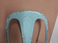 Industrieel-metalen vintage stoel - afbeelding 4 van  7