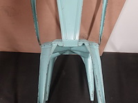 Industrieel-metalen vintage stoel - afbeelding 6 van  7