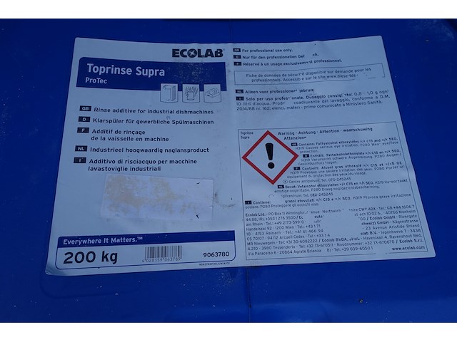 Industrieel naglansproduct ecolab - afbeelding 4 van  4