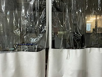 Industrieel transparant gordijn (2x) - afbeelding 2 van  5