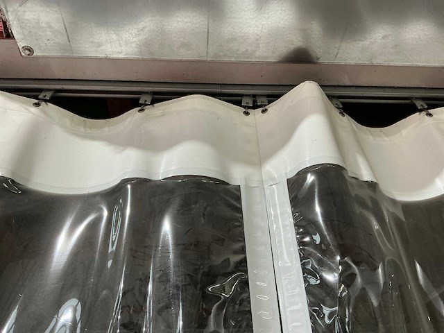 Industrieel transparant gordijn (2x) - afbeelding 3 van  5